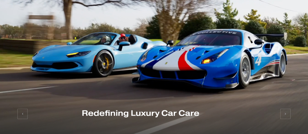 Hero section before redesign